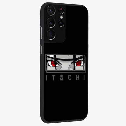 Scarlet Gaze Dominance Glass Case upright view showcasing powerful dramatic artwork with dominant artistic theme.