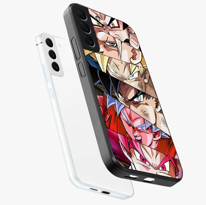 Anime Character Glass Case displayed in angled mockup highlighting colorful anime character illustration.