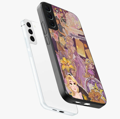 Magical Tangled Dream Glass Case displayed in angled mockup highlighting whimsical fantasy design with magical aesthetic.
