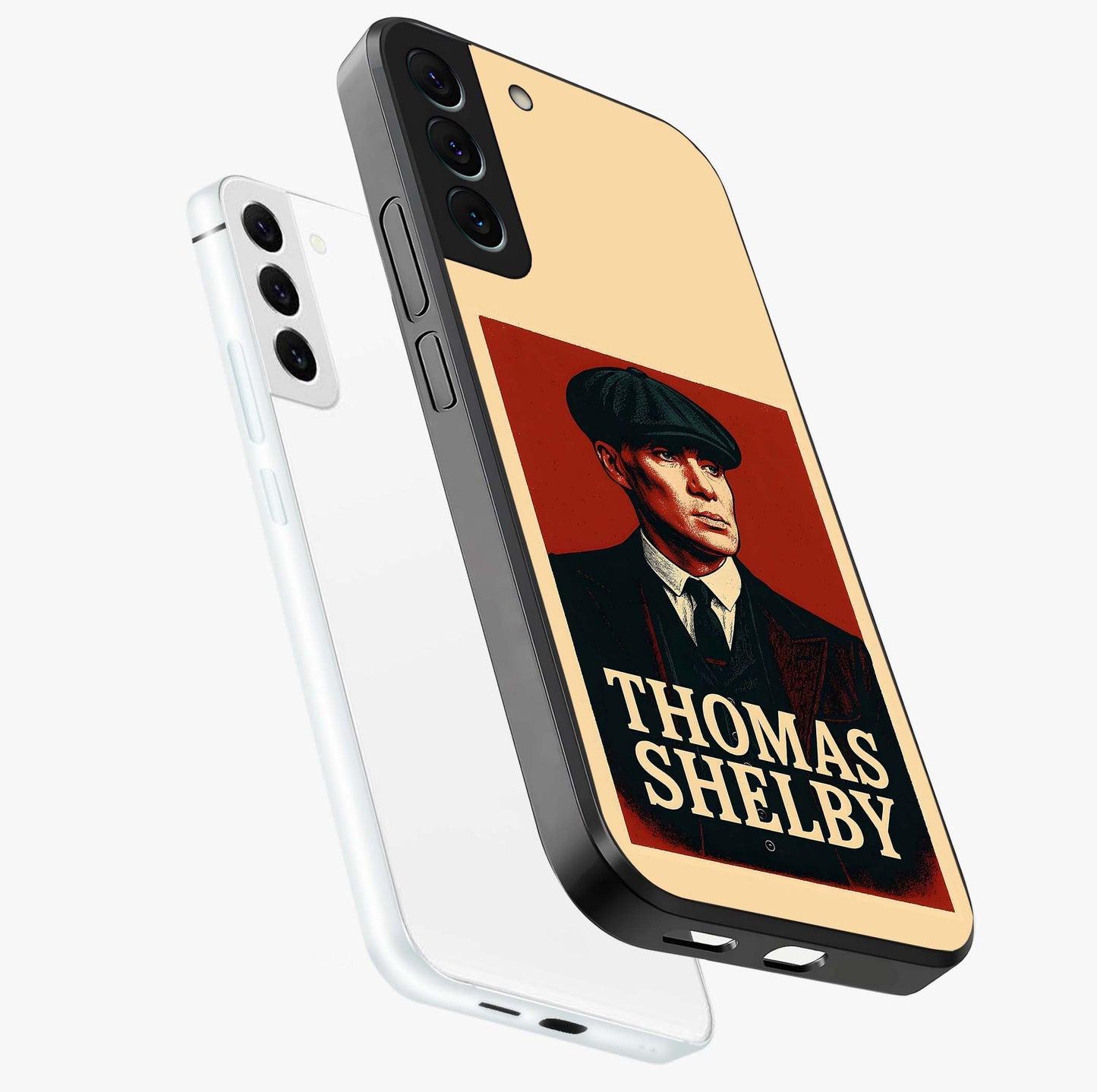 Vintage Mafia Authority Glass Case displayed in angled mockup highlighting powerful retro design with classic gangster aesthetic.