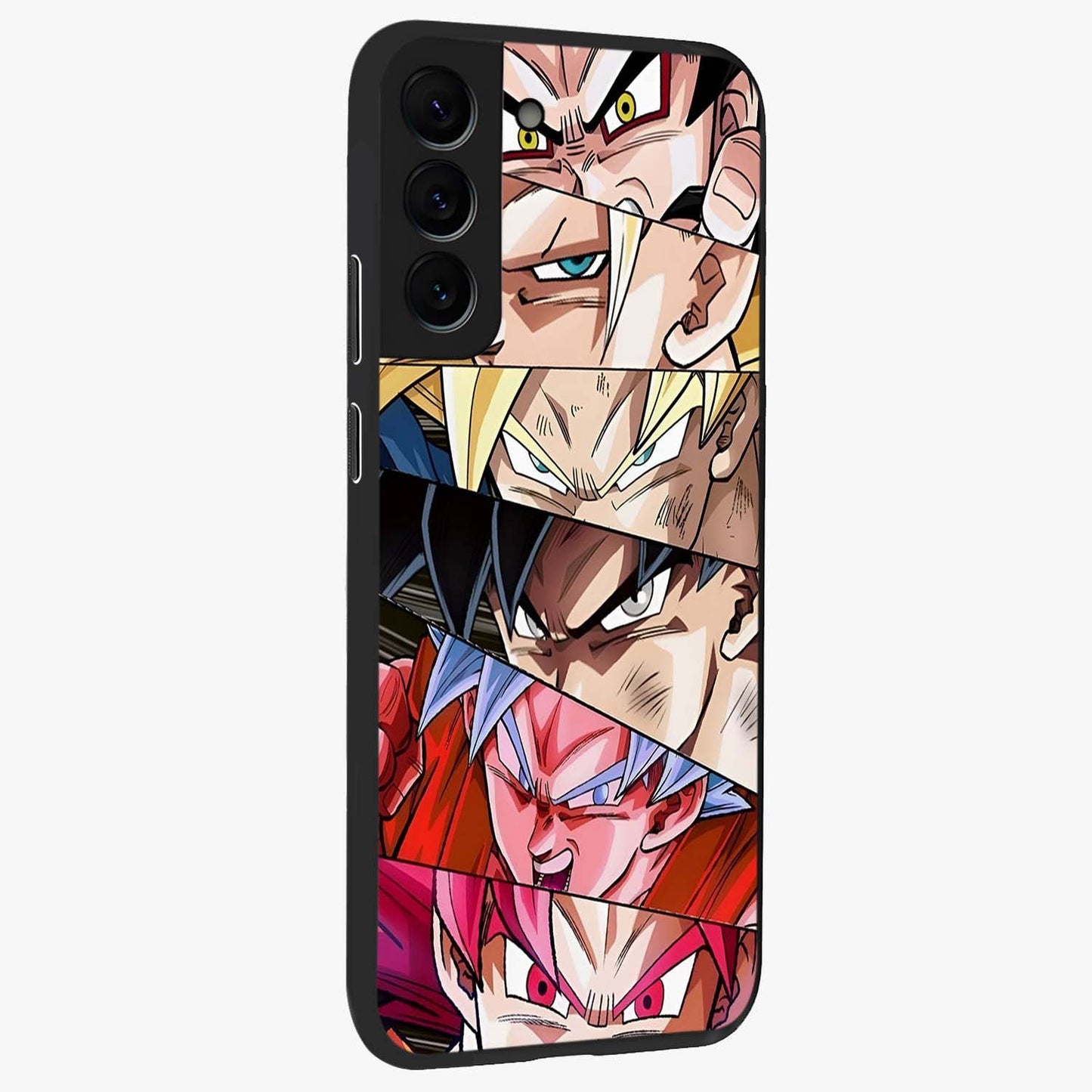 Anime Character Glass Case upright view showcasing expressive anime artwork with bold graphic style.