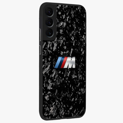 Carbon Speed Mark Glass Case upright view showcasing modern carbon speed graphic with bold automotive theme.