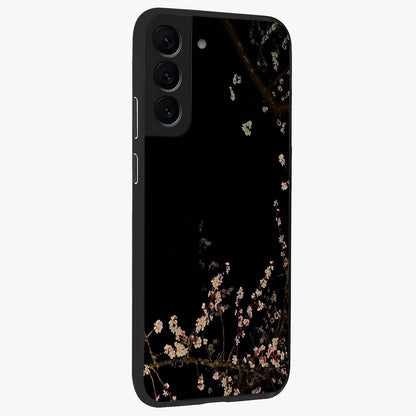 Petal Moon Light With Custom Name Glass Case upright view showcasing elegant floral moon artwork with personalized aesthetic.