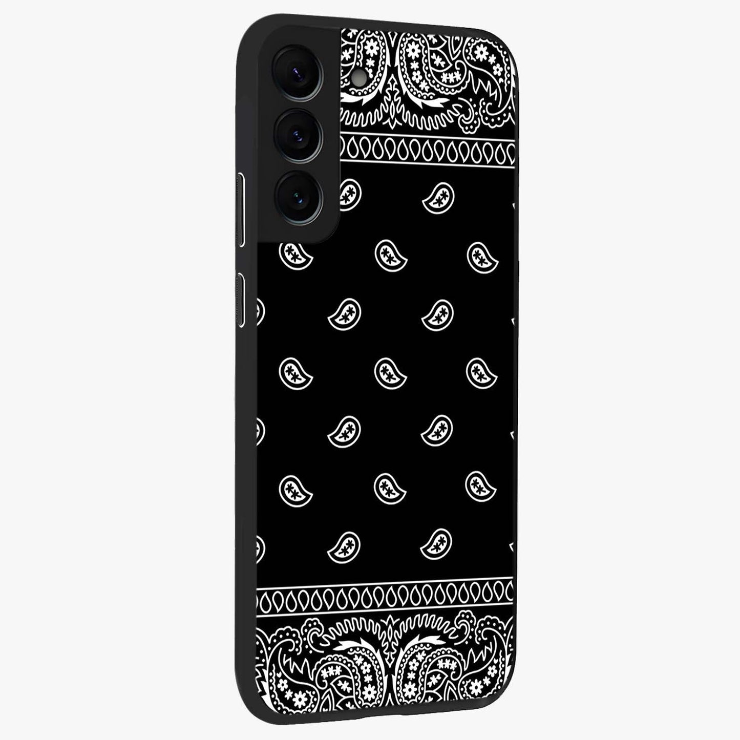 Retro Rebel Threads Glass Case upright view showcasing stylish vintage artwork with bold retro theme.