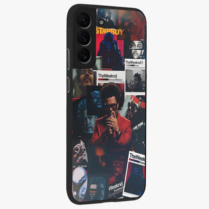 The Weeknd Glass Case upright view showcasing bold music themed artwork with contemporary artistic style.