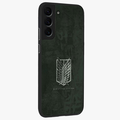Wings Of Freedom Glass Case upright view showcasing powerful wings artwork with freedom themed design.