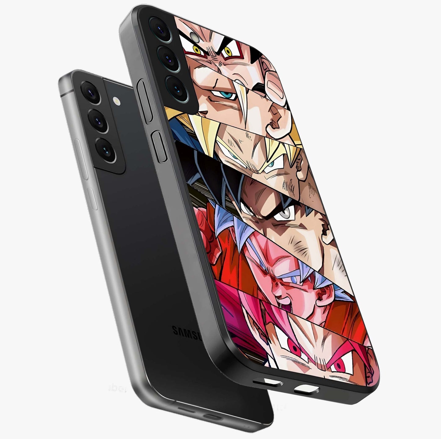 Anime Character Glass Case displayed in angled mockup highlighting colorful anime character illustration.