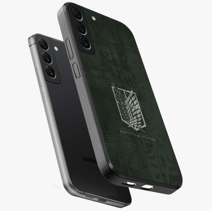 Wings Of Freedom Glass Case displayed in angled mockup highlighting graceful wing design with inspirational aesthetic.