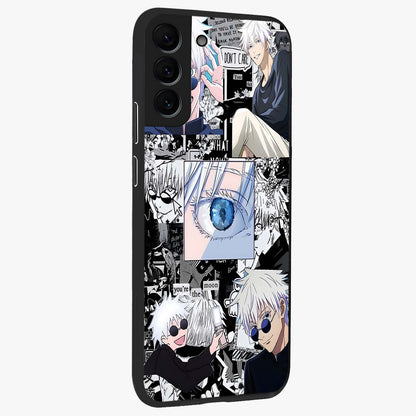 Infinity Sorcerer Chaos Glass Case upright view showcasing dramatic sorcerer artwork with chaotic mystical theme.