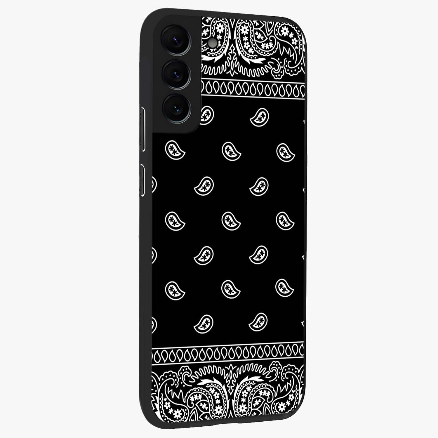 Retro Rebel Threads Glass Case upright view showcasing stylish vintage artwork with bold retro theme.