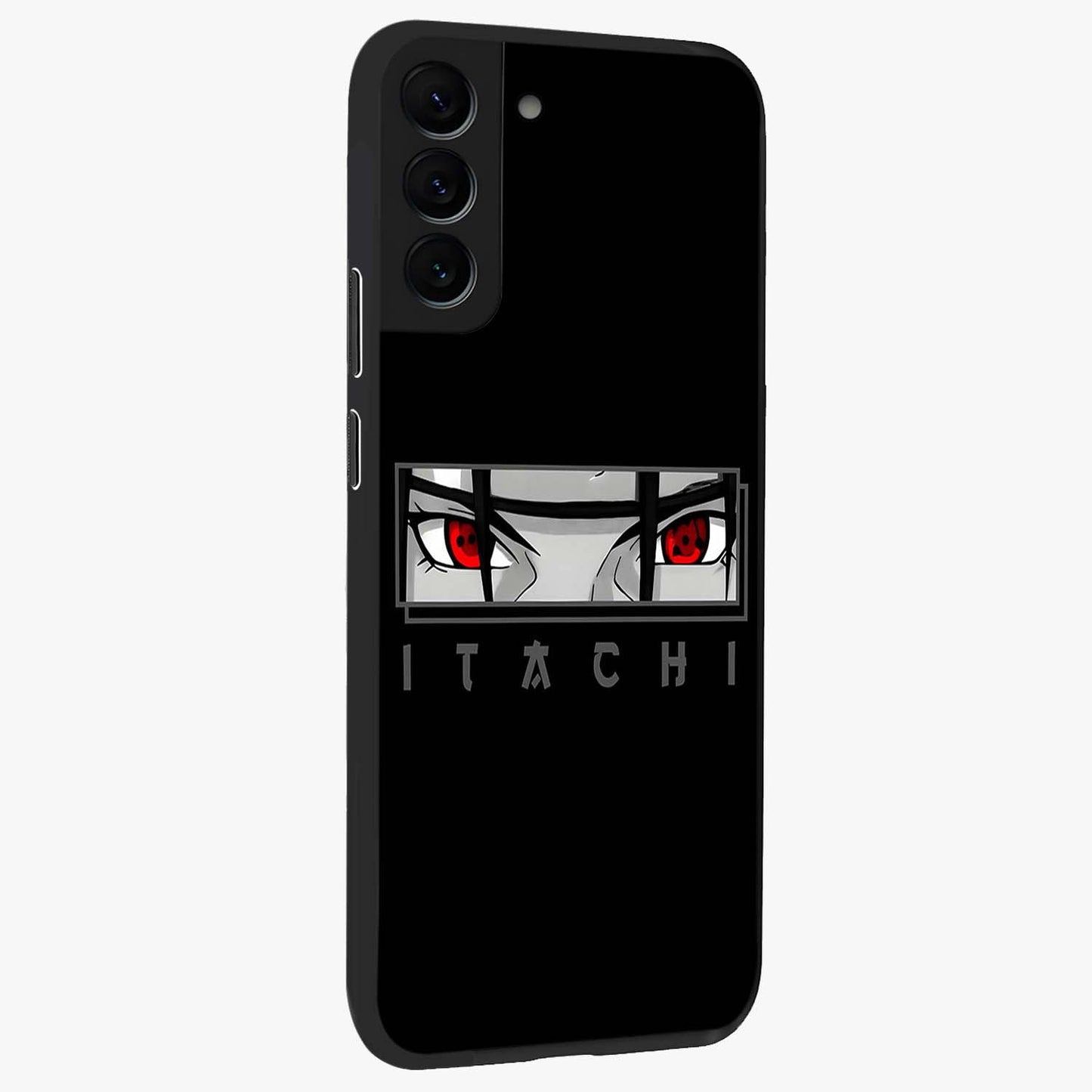 Scarlet Gaze Dominance Glass Case upright view showcasing powerful dramatic artwork with dominant artistic theme.