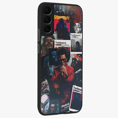 The Weeknd Glass Case upright view showcasing bold music themed artwork with contemporary artistic style.