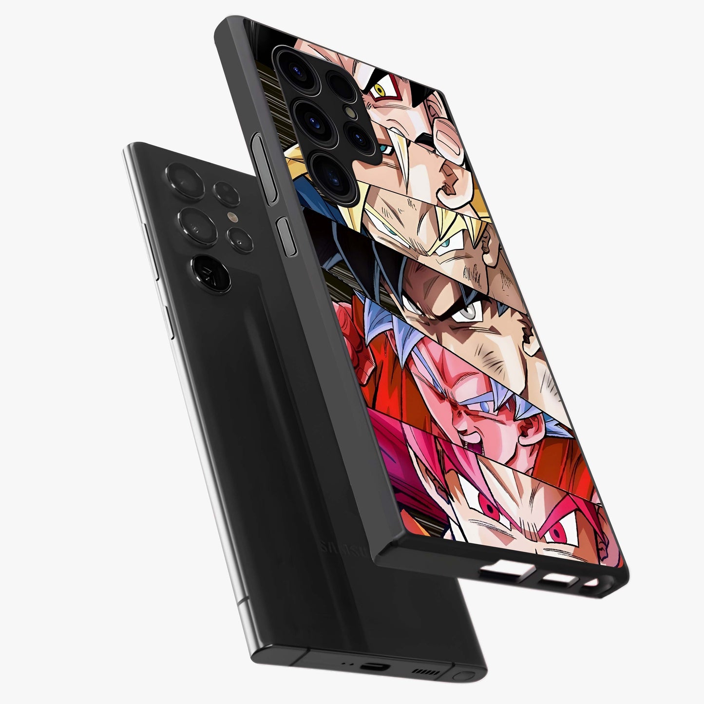 Anime Character Glass Case displayed in angled mockup highlighting colorful anime character illustration.