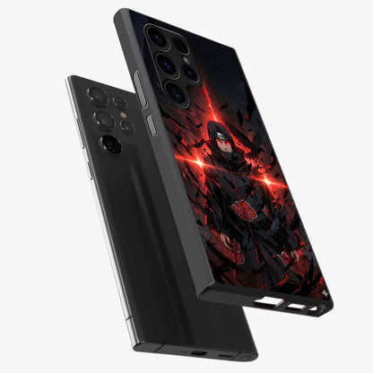 Focus Mode On Glass Case displayed in angled mockup highlighting clean minimal text artwork with modern aesthetic style.