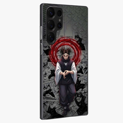 Cursed Ritual Ascension Glass Case upright view showcasing powerful ascension artwork with dark fantasy theme.