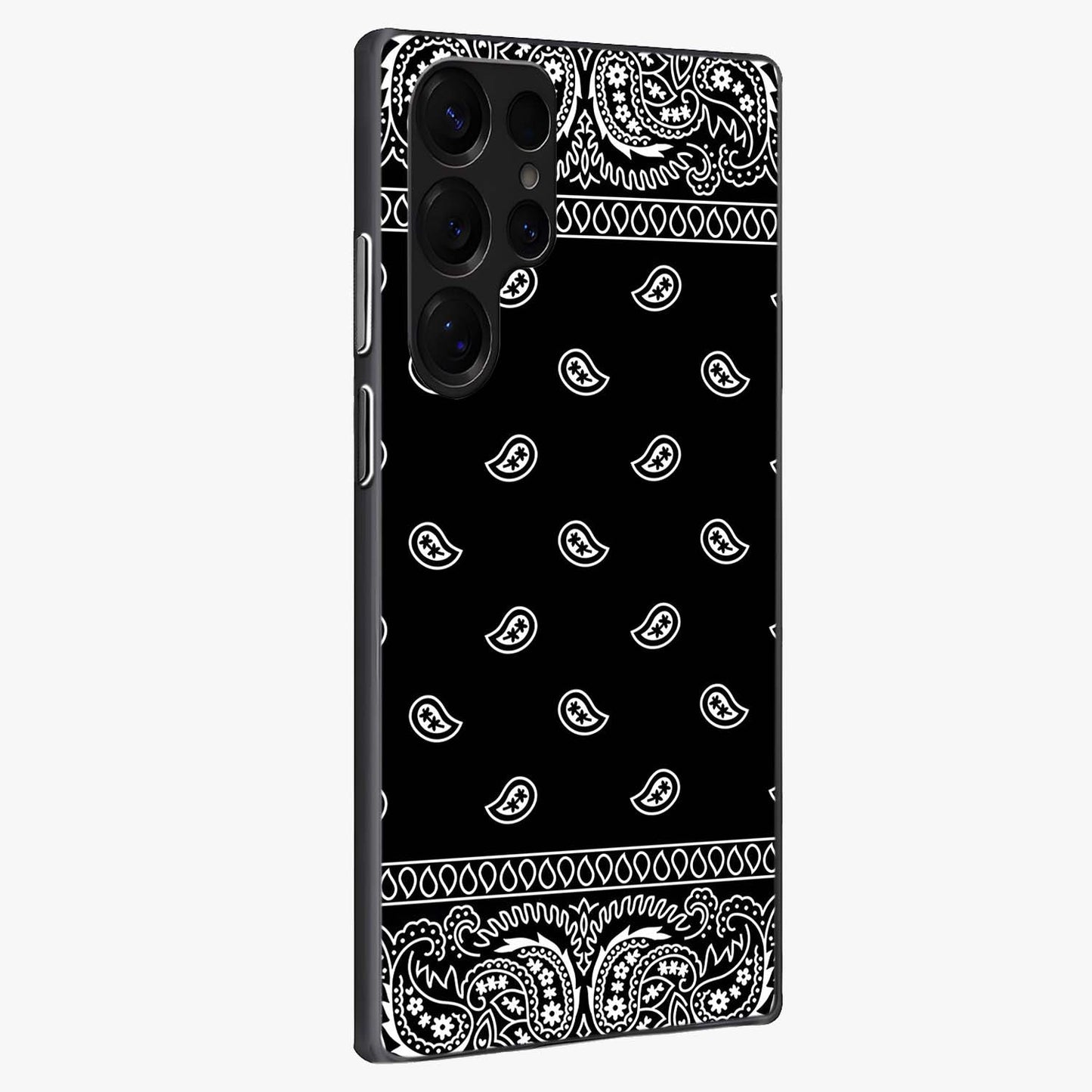 Retro Rebel Threads Glass Case upright view showcasing stylish vintage artwork with bold retro theme.