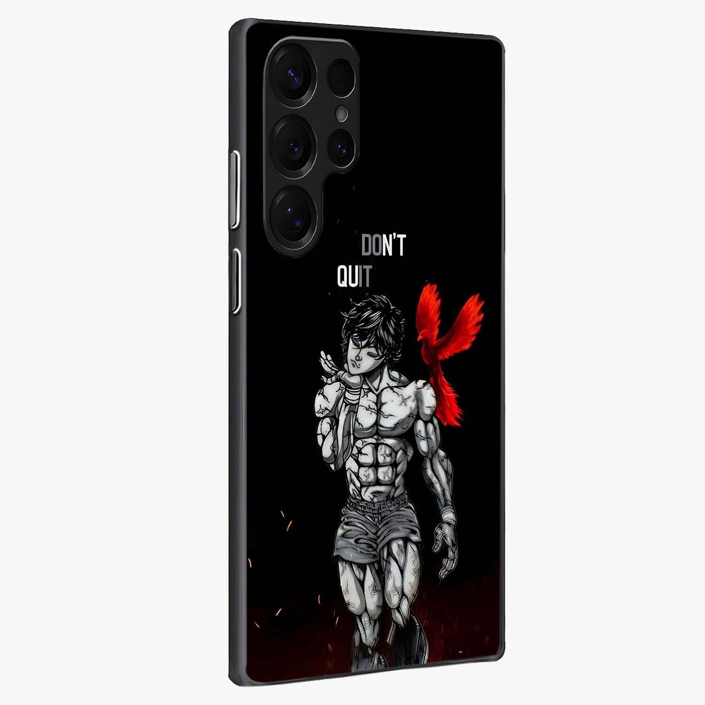 Rise Beyond Limits Glass Case upright view showcasing powerful inspirational artwork with uplifting theme.