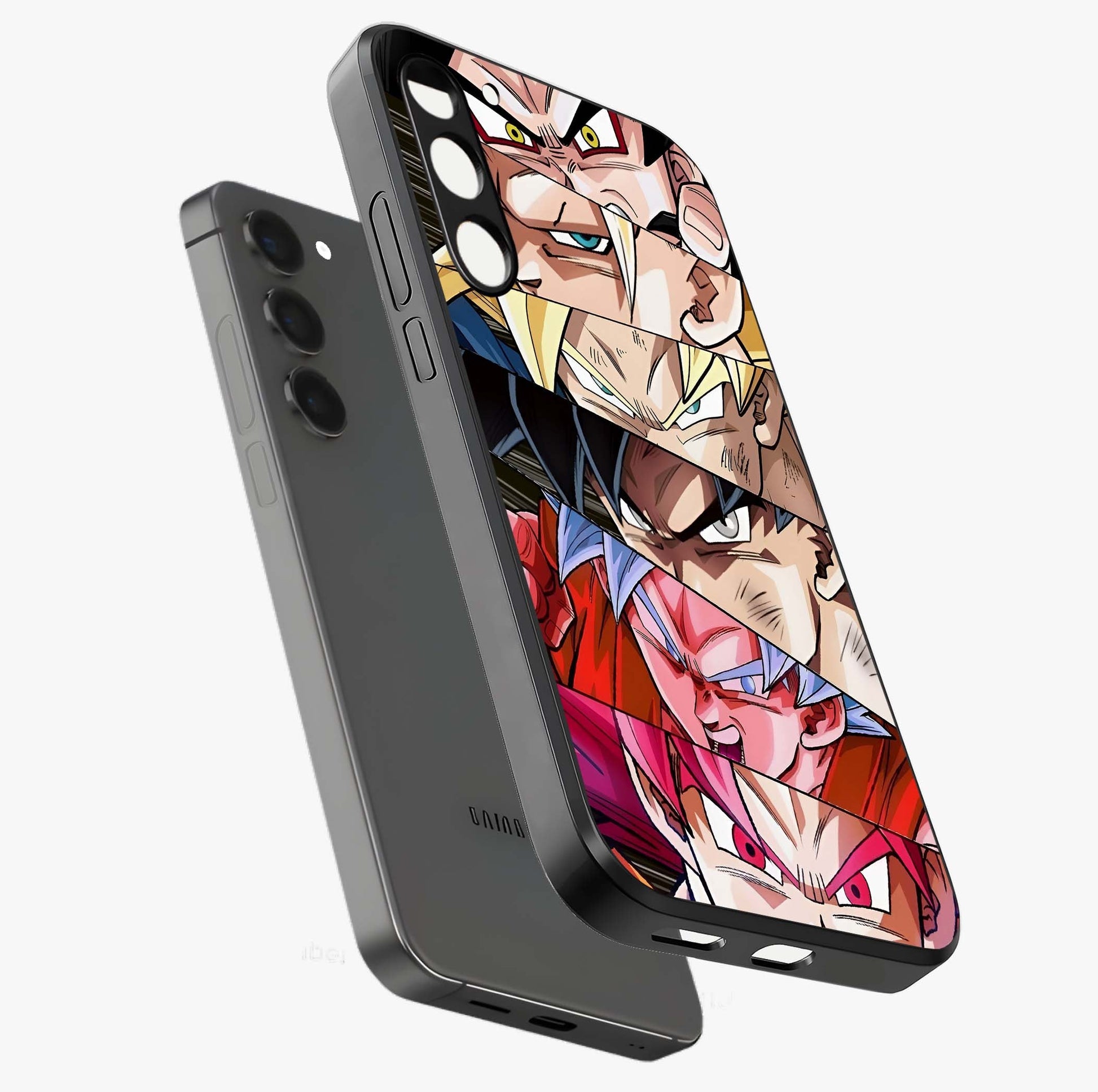 Anime Character Glass Case displayed in angled mockup highlighting colorful anime character illustration.