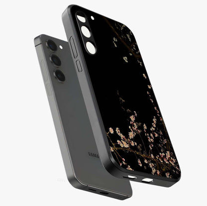 Petal Moon Light With Custom Name Glass Case displayed in angled mockup highlighting delicate petal design with custom name feature.