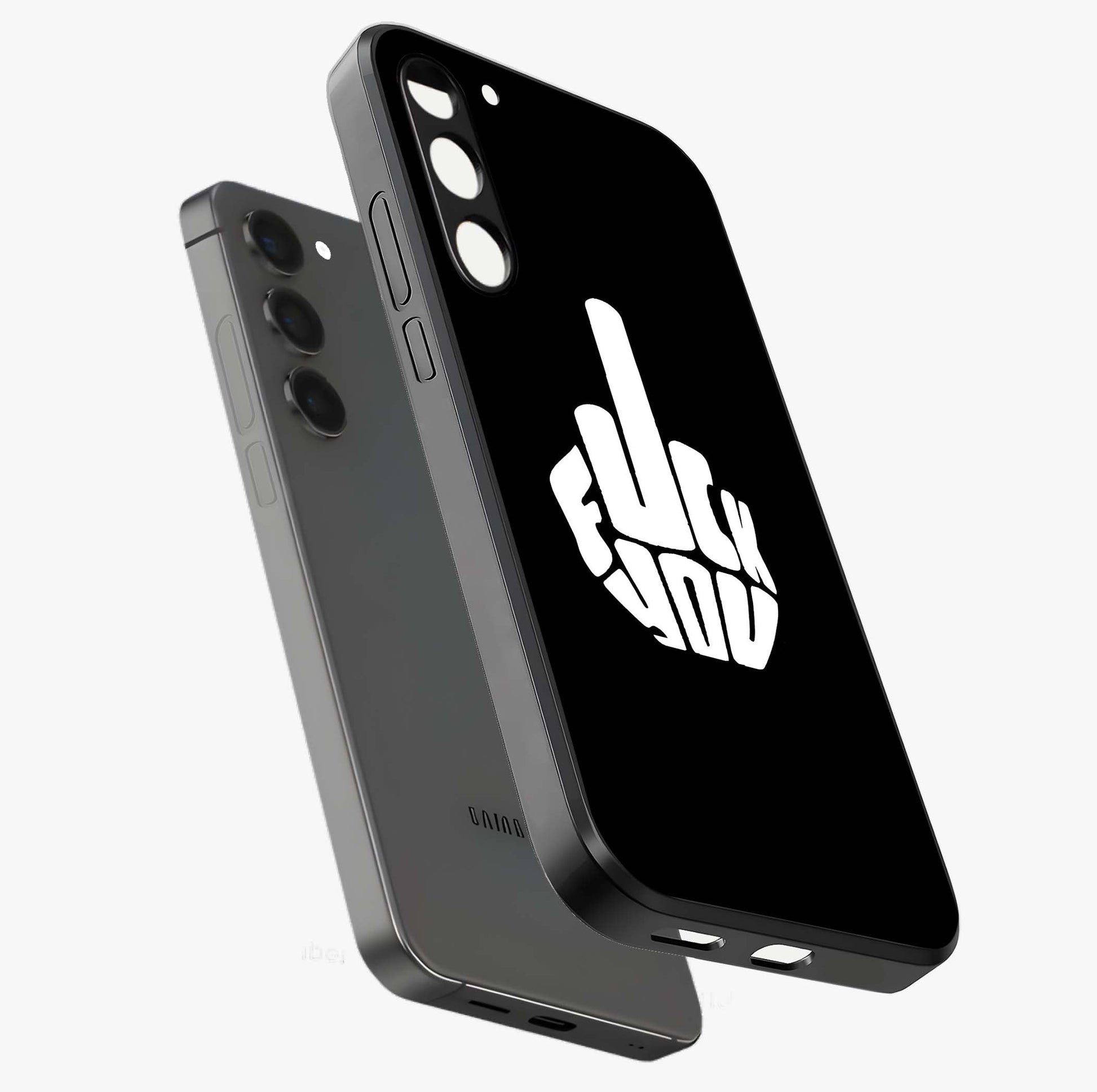 Rebel Mode On Glass Case displayed in angled mockup highlighting edgy text design with modern street aesthetic.