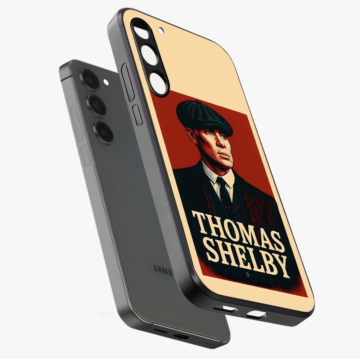 Vintage Mafia Authority Glass Case displayed in angled mockup highlighting powerful retro design with classic gangster aesthetic.