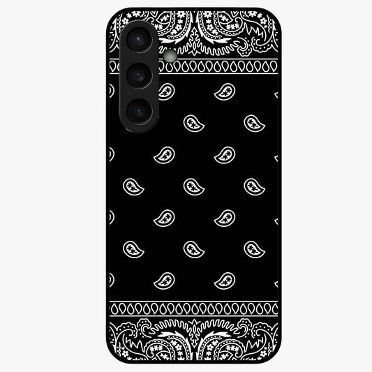 Retro Rebel Threads Glass Case showing flat back view with vintage street style artwork and glossy glass finish.