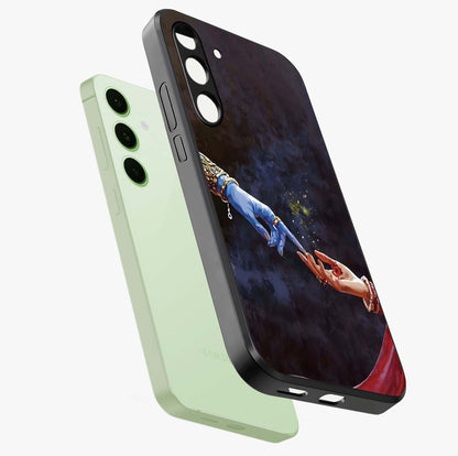 Divine Touch Eternal Glass Case displayed in angled mockup highlighting elegant divine inspired design with calm aesthetic style.