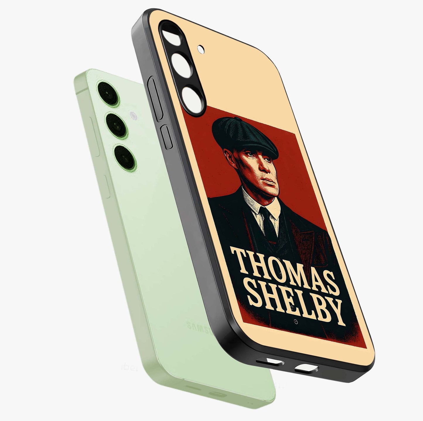 Vintage Mafia Authority Glass Case displayed in angled mockup highlighting powerful retro design with classic gangster aesthetic.