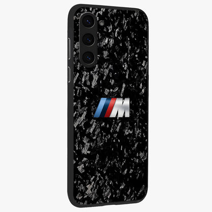 Carbon Speed Mark Glass Case upright view showcasing modern carbon speed graphic with bold automotive theme.