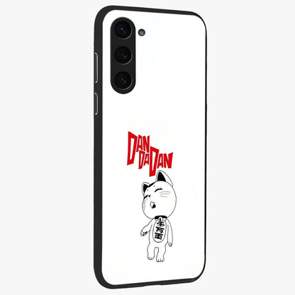 Playful Spirit Charm Glass Case upright view showcasing vibrant charm artwork with fun artistic theme.