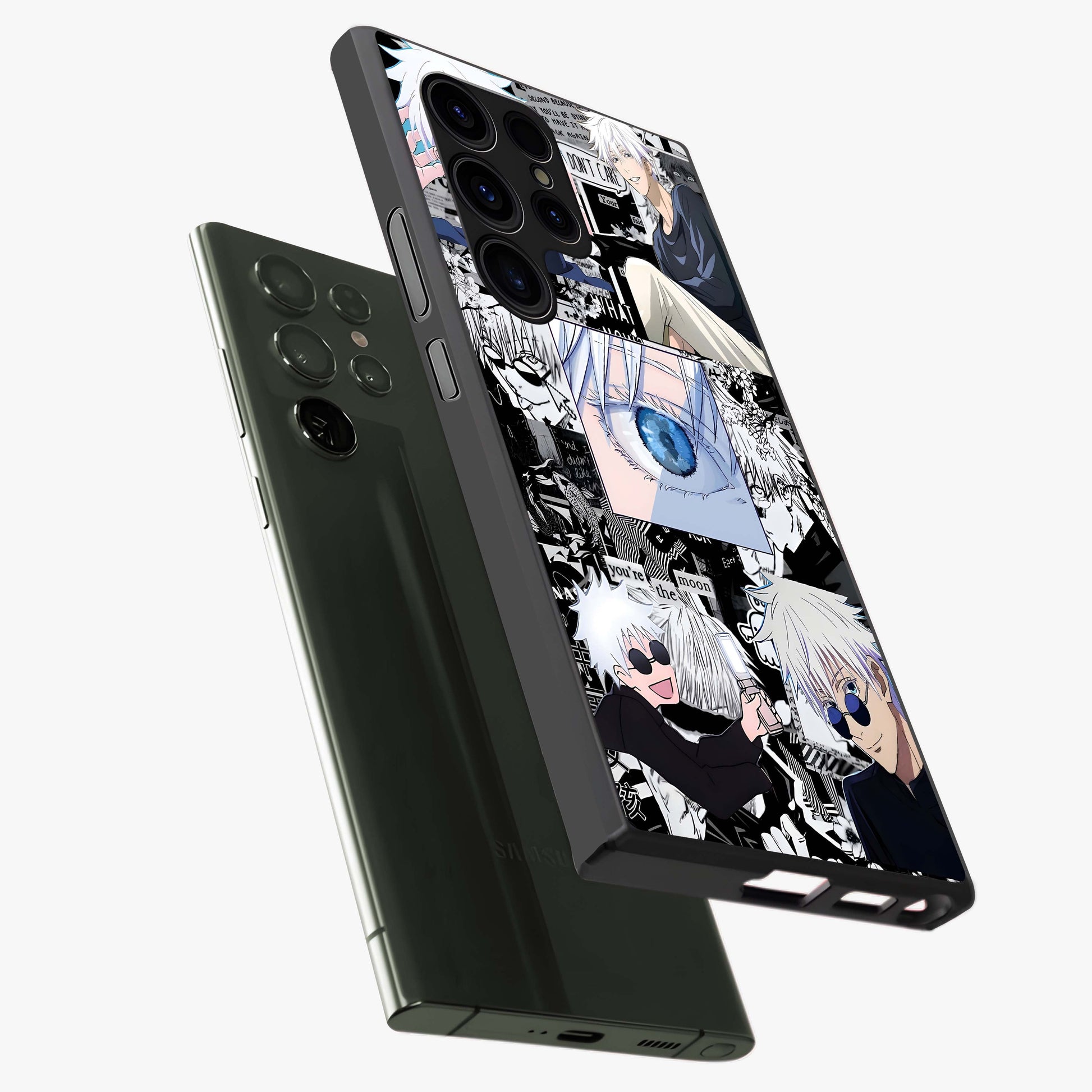 Infinity Sorcerer Chaos Glass Case displayed in angled mockup highlighting powerful magical design with fantasy aesthetic style.