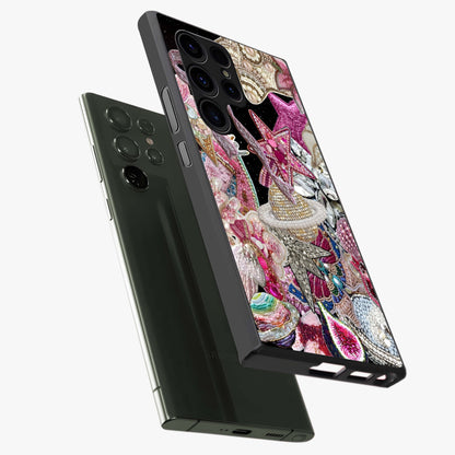 Starlit Jewel Dream Glass Case displayed in angled mockup highlighting glowing celestial jewel design with dreamy aesthetic.
