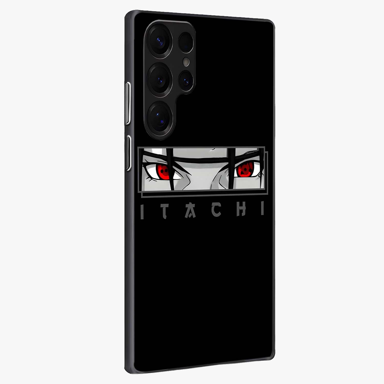 Scarlet Gaze Dominance Glass Case upright view showcasing powerful dramatic artwork with dominant artistic theme.