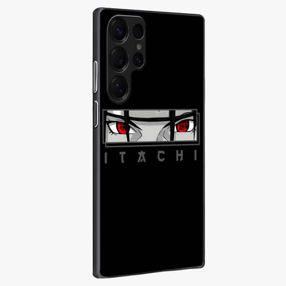 Scarlet Gaze Dominance Glass Case upright view showcasing powerful dramatic artwork with dominant artistic theme.