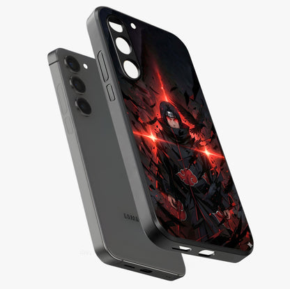Focus Mode On Glass Case displayed in angled mockup highlighting clean minimal text artwork with modern aesthetic style.