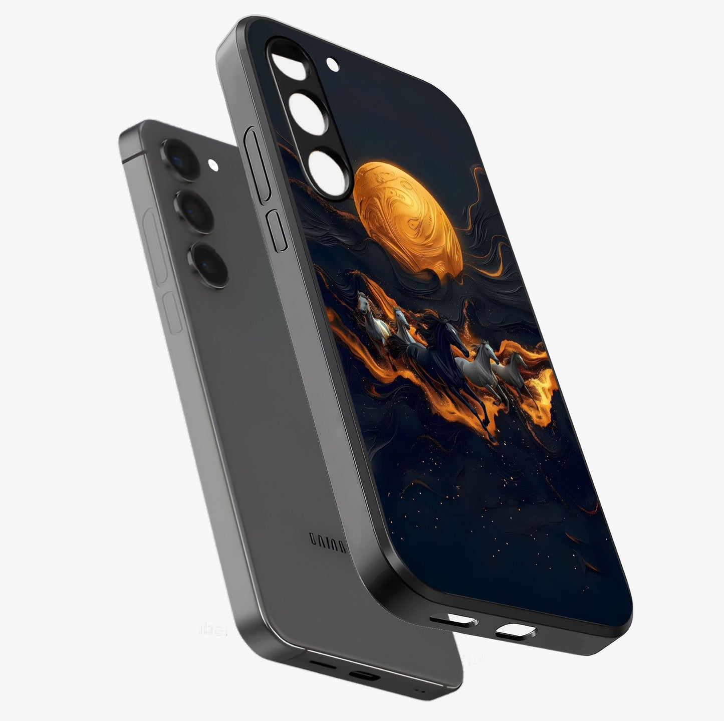 Golden Royal Heritage Glass Case displayed in angled mockup highlighting luxurious heritage design with golden aesthetic style.