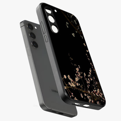 Petal Moon Light With Custom Name Glass Case displayed in angled mockup highlighting delicate petal design with custom name feature.