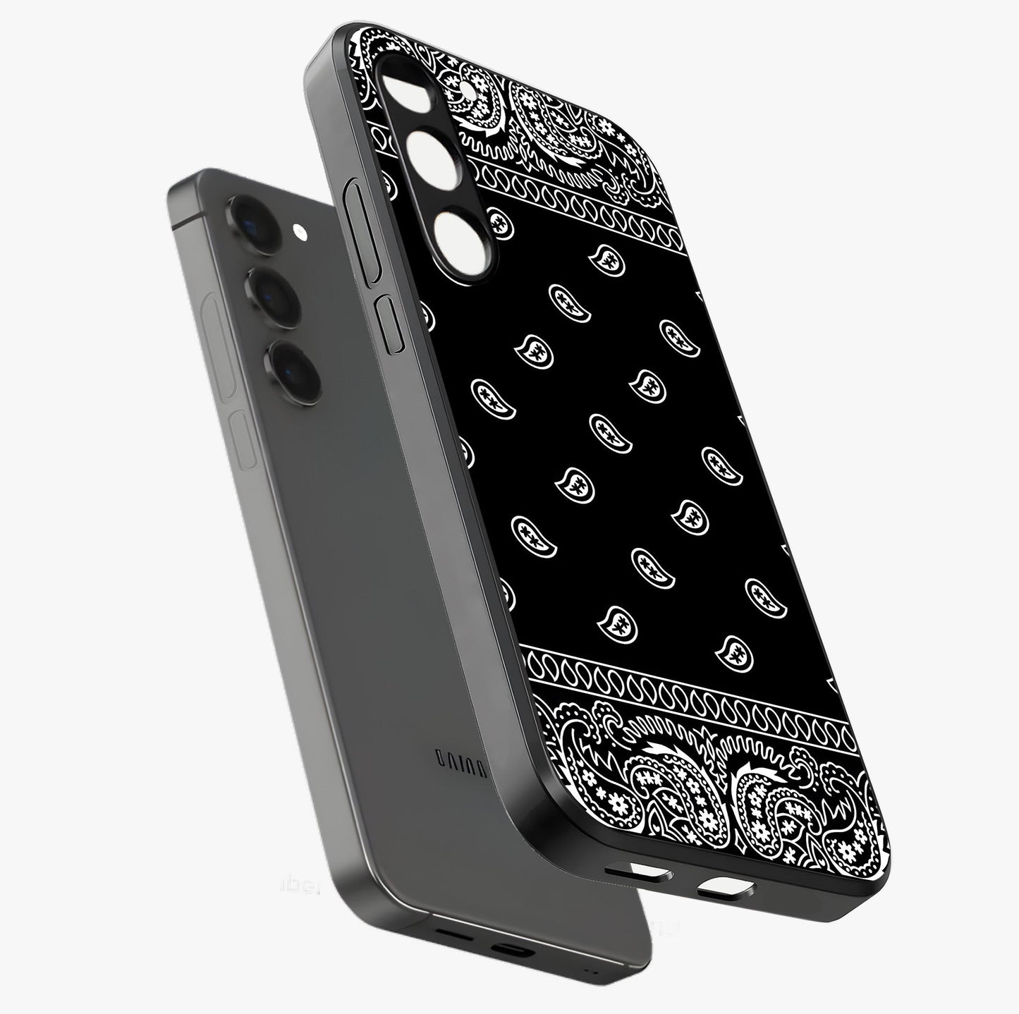 Retro Rebel Threads Glass Case displayed in angled mockup highlighting retro inspired graphic design with rebellious aesthetic.