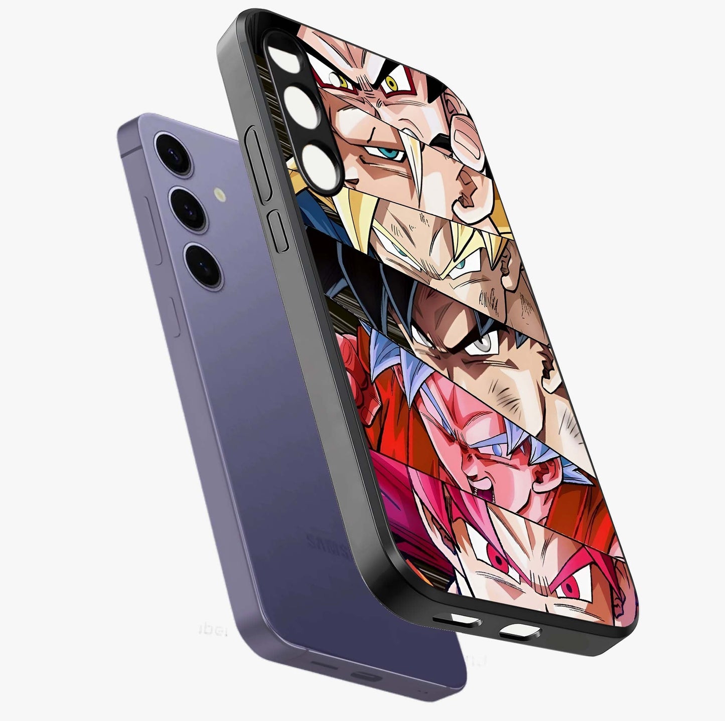 Anime Character Glass Case displayed in angled mockup highlighting colorful anime character illustration.