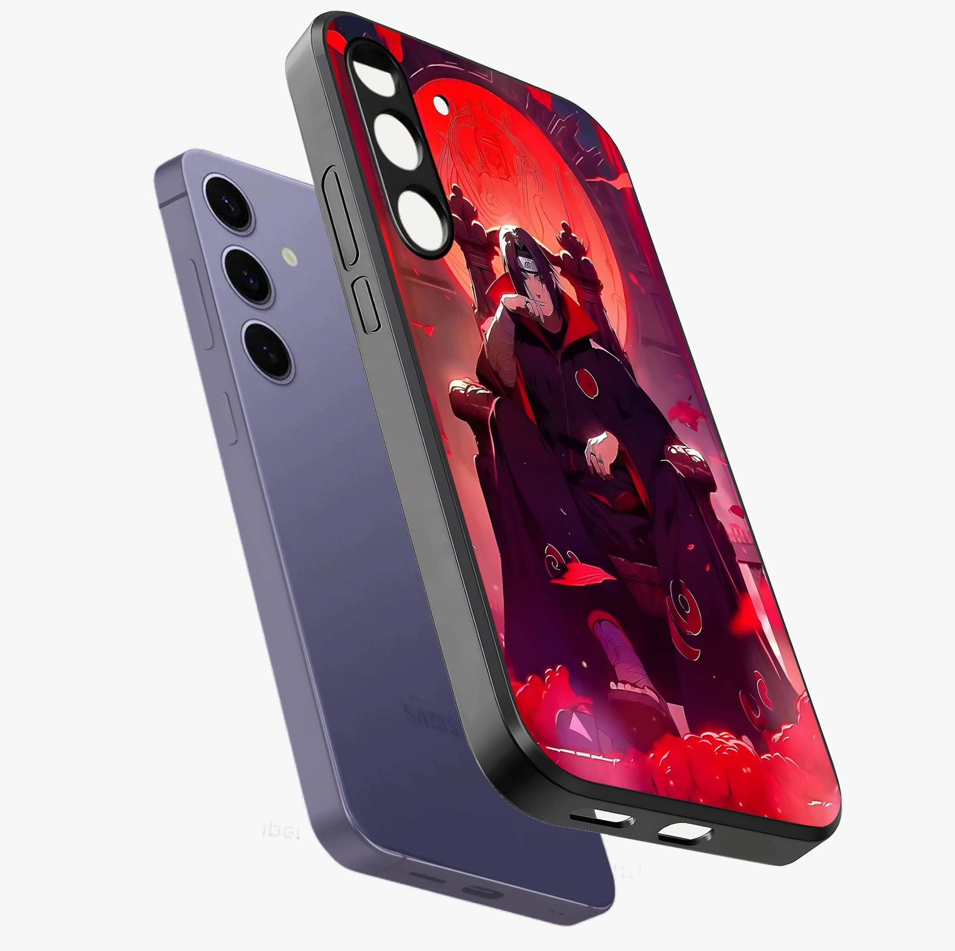 Blood Moon Sovereign Glass Case displayed in angled mockup highlighting dark celestial moon design and dramatic theme.