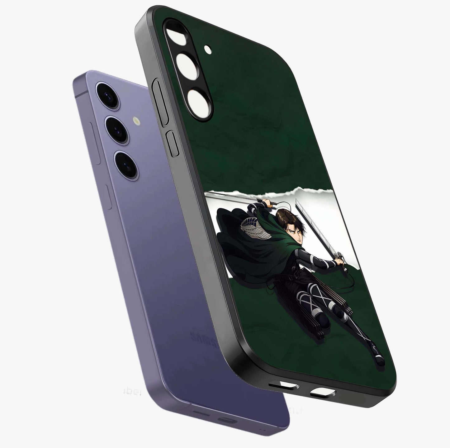 Emerald War Vanguard Glass Case displayed in angled mockup highlighting intense battle inspired design with emerald tone aesthetic.