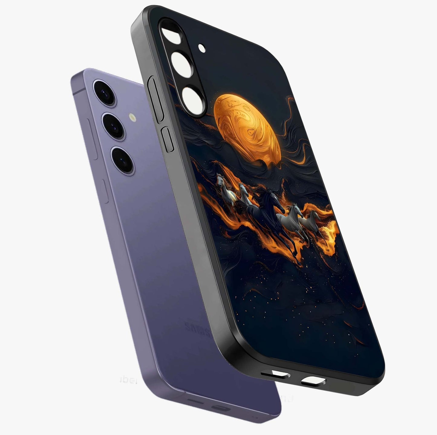 Golden Royal Heritage Glass Case displayed in angled mockup highlighting luxurious heritage design with golden aesthetic style.