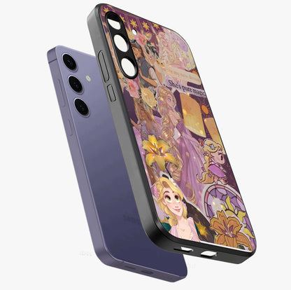 Magical Tangled Dream Glass Case displayed in angled mockup highlighting whimsical fantasy design with magical aesthetic.