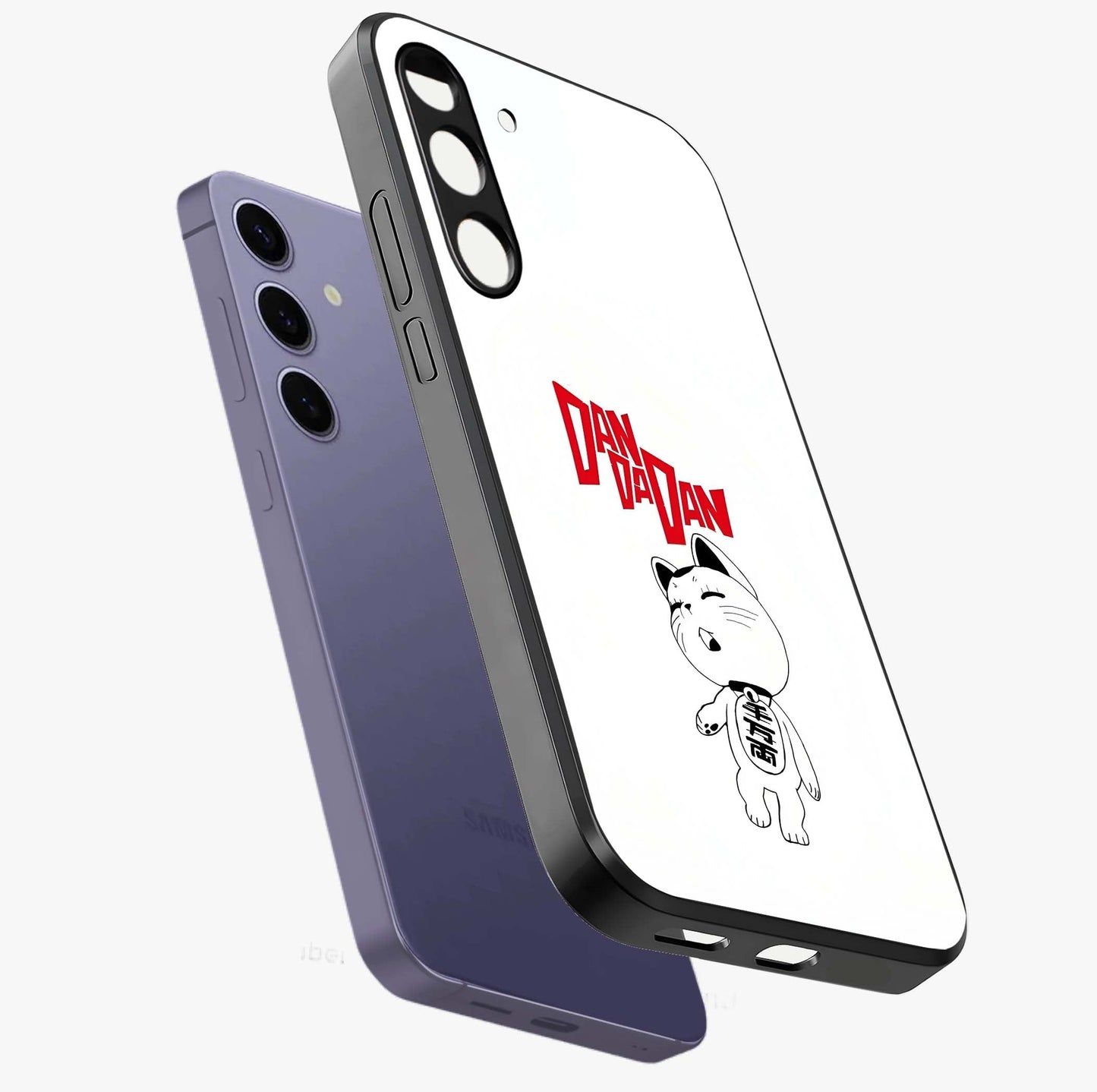Playful Spirit Charm Glass Case displayed in angled mockup highlighting lively decorative design with playful aesthetic style.