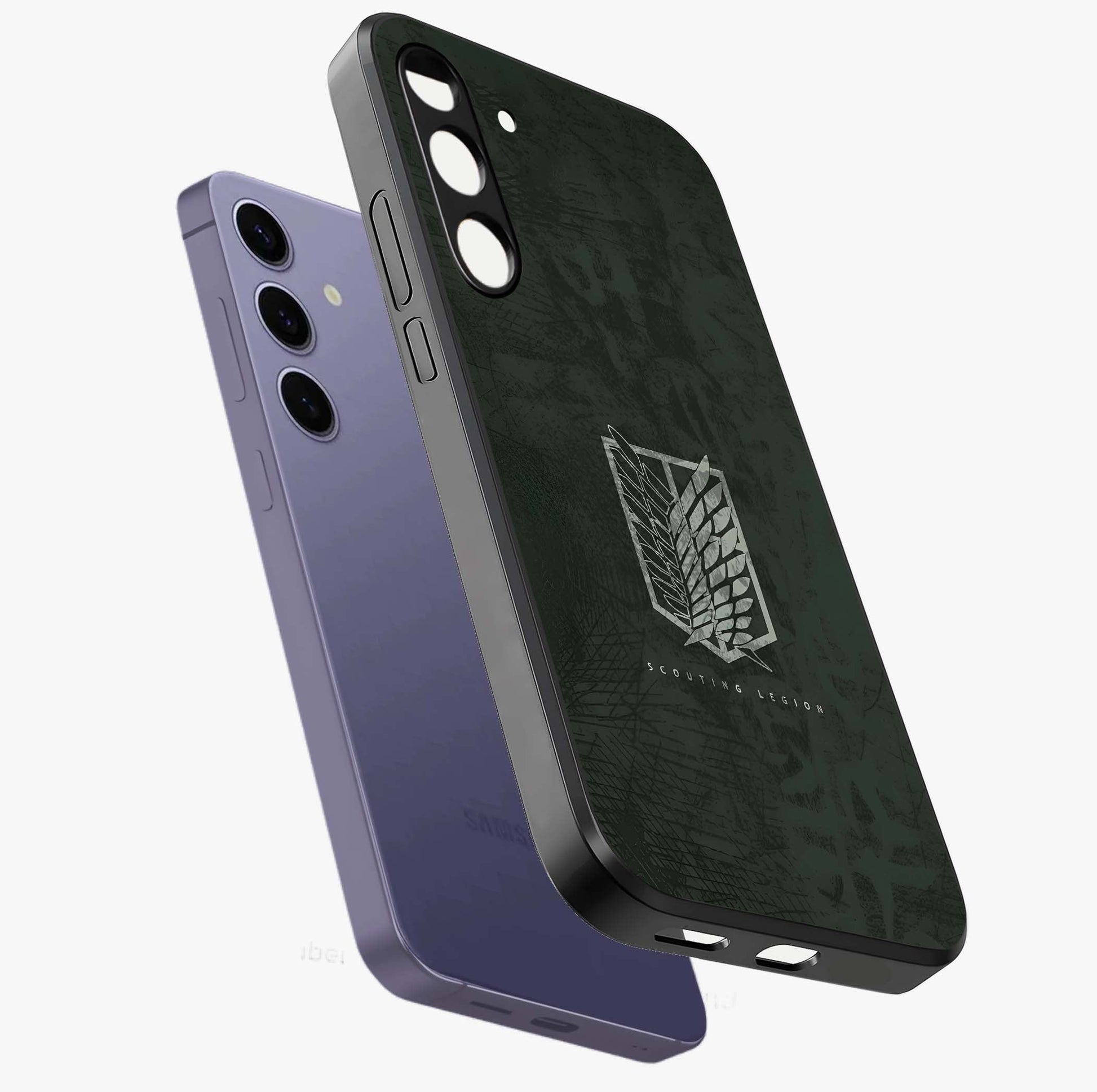 Wings Of Freedom Glass Case displayed in angled mockup highlighting graceful wing design with inspirational aesthetic.