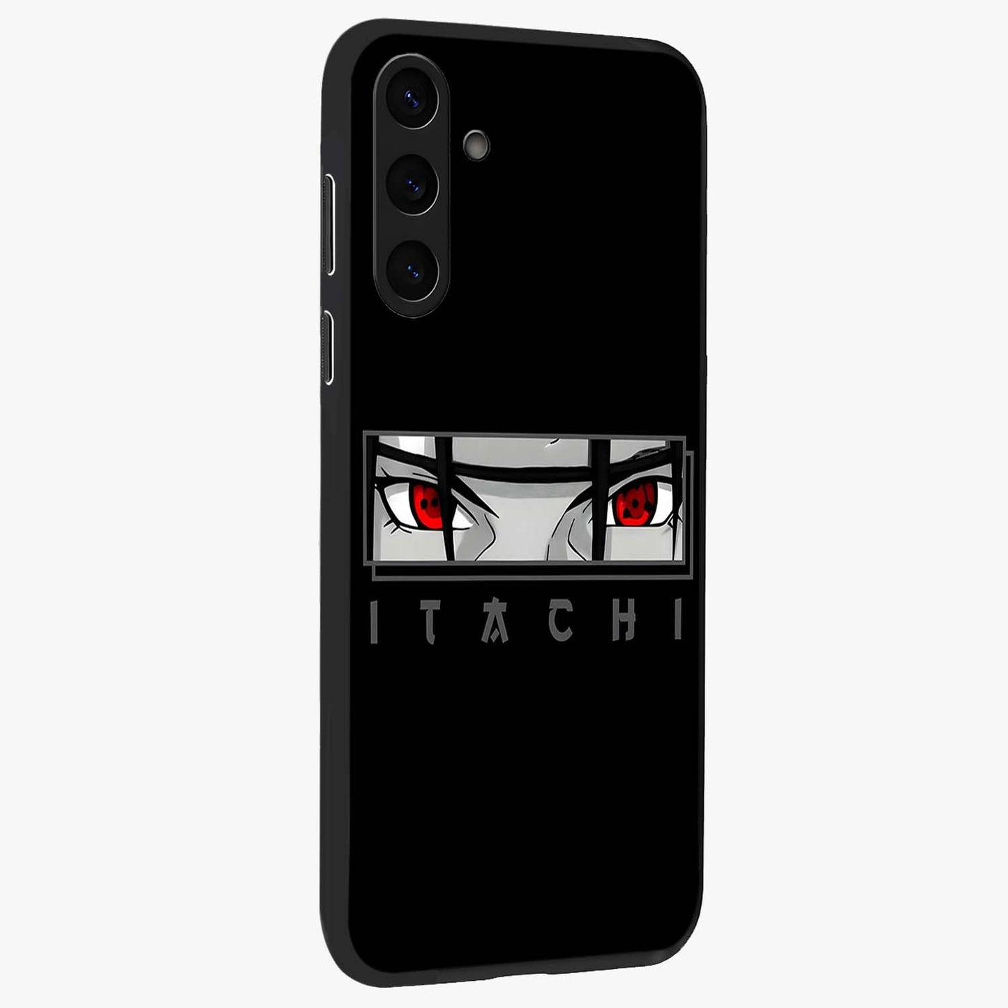 Scarlet Gaze Dominance Glass Case upright view showcasing powerful dramatic artwork with dominant artistic theme.