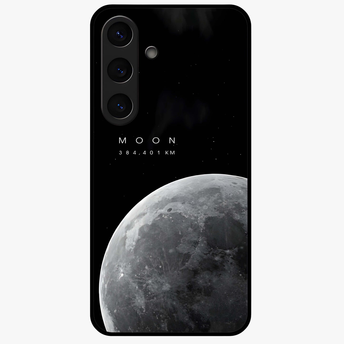 Cosmic Moon Glow Glass Case For Samsung Galaxy S24 Fe