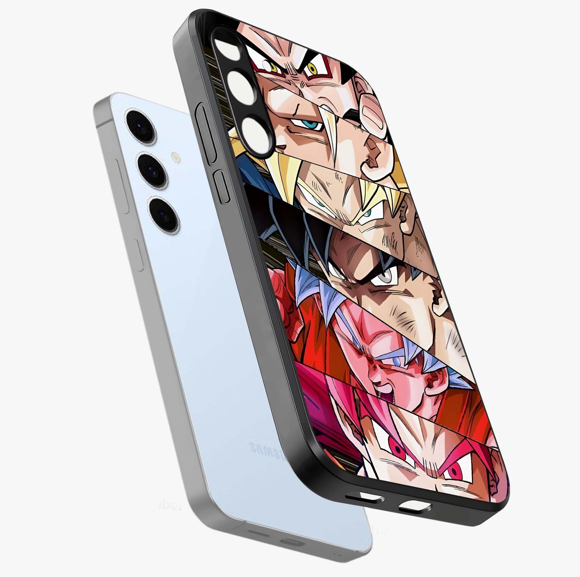 Anime Character Glass Case displayed in angled mockup highlighting colorful anime character illustration.