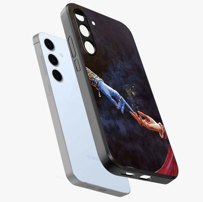 Divine Touch Eternal Glass Case displayed in angled mockup highlighting elegant divine inspired design with calm aesthetic style.