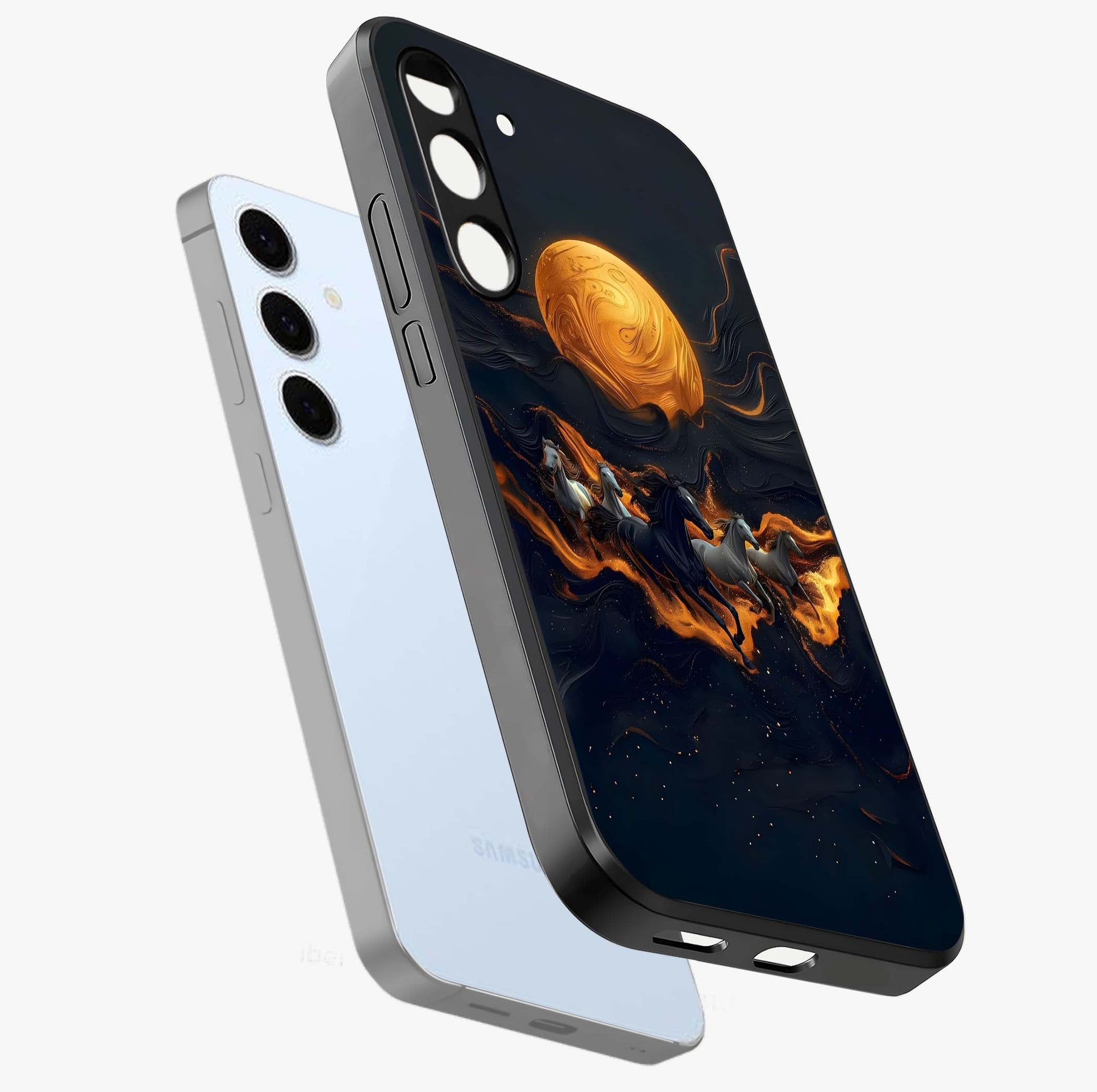 Golden Royal Heritage Glass Case displayed in angled mockup highlighting luxurious heritage design with golden aesthetic style.